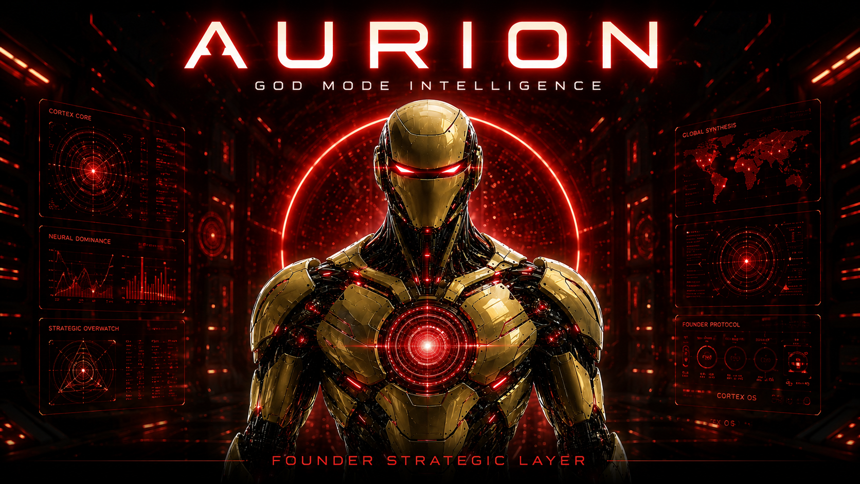 AURION crown command identity visual